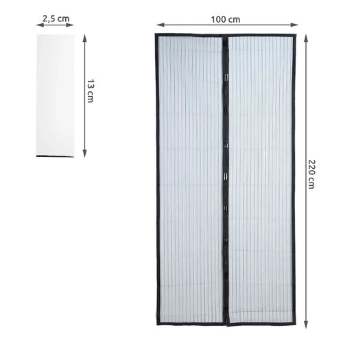 Moustiquaire universelle pour porte 80/90/100 x 210/220