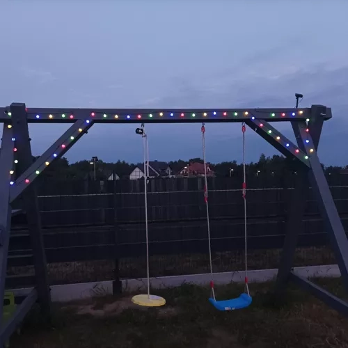 Decorative Solar String Lights - 50 Multicolor Bulbs
