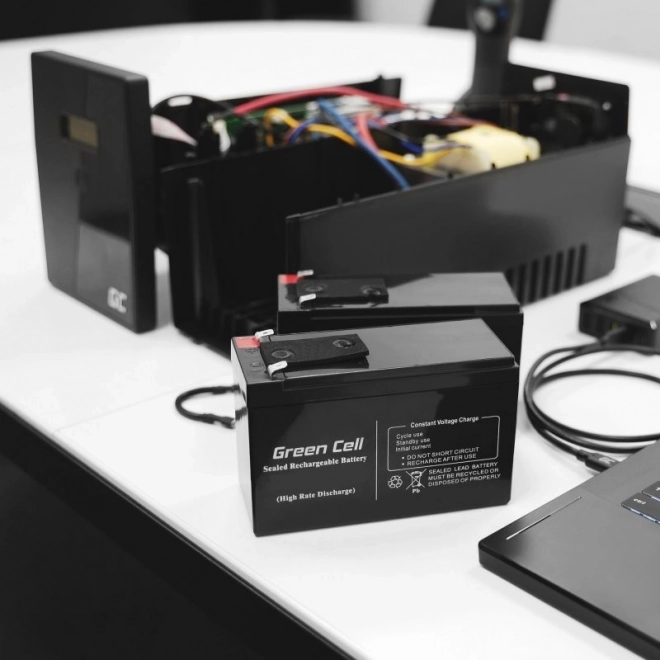 Onderhoudsvrije batterij AGM VRLA Green Cell AGM37 4V 4Ah (voor alarm, kassa, speelgoed)
