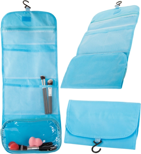 Folding Hanging Organizer for Toiletries with Hook