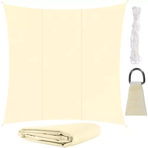 Quadratisches Sonnensegel 3,6x3,6m