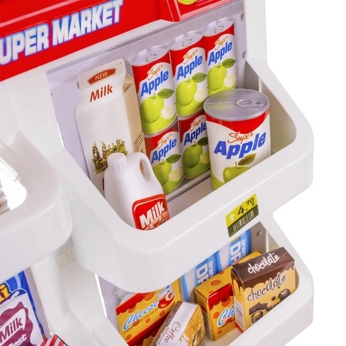 Children's Supermarket Checkout Set with Shopping Cart