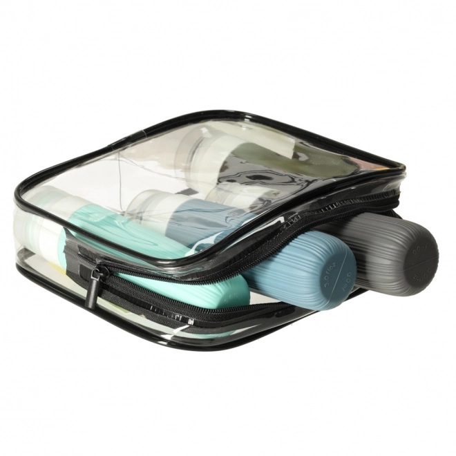 Set van doorzichtige reis cosmetische tassen - 3 stuks