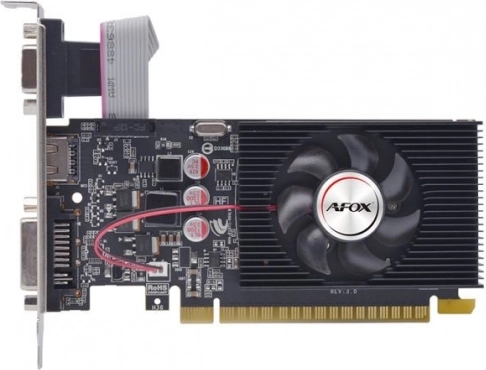 Carte graphique GeForce GT 240 1 Go DDR3 128 bits DVI HDMI VGA low profile avec ventilateur