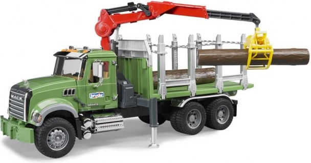 Bruder Mack Granite Log Transport Truck 1:16