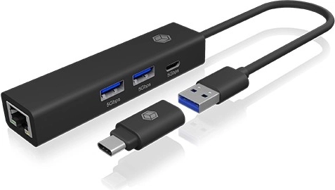 Hub USB-C/USB-A 4‑en‑1 avec Ethernet Gigabit