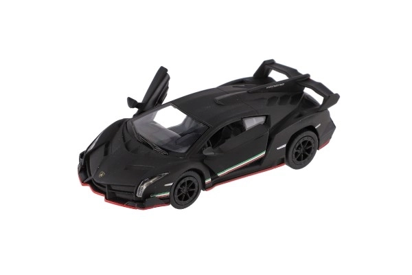 Auto Kinsmart Lamborghini Veneno metaal/kunsstof 13cm op terugtrekmechanisme