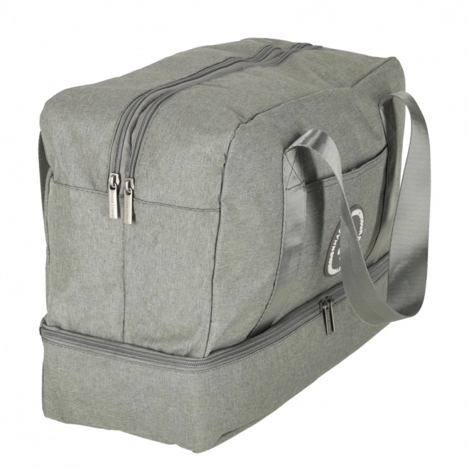 Reistas voor handbagage 39 x 18 x 30 cm grijs