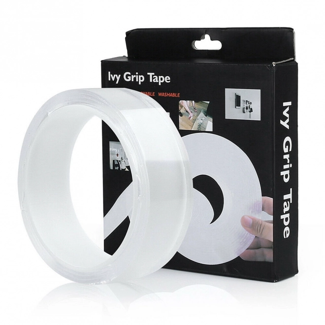 Beidseitiges transparentes Nano-Klebeband 1m