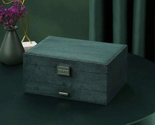 Elegant Green Jewelry Box