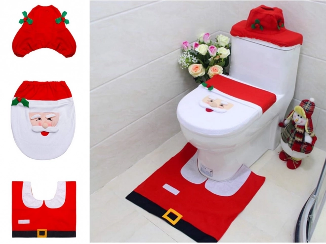 Weihnachts-Badezimmerset Weihnachtsmann