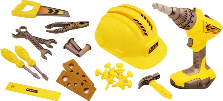 Kinder-Werkzeugset mit Helm Tuff Tools