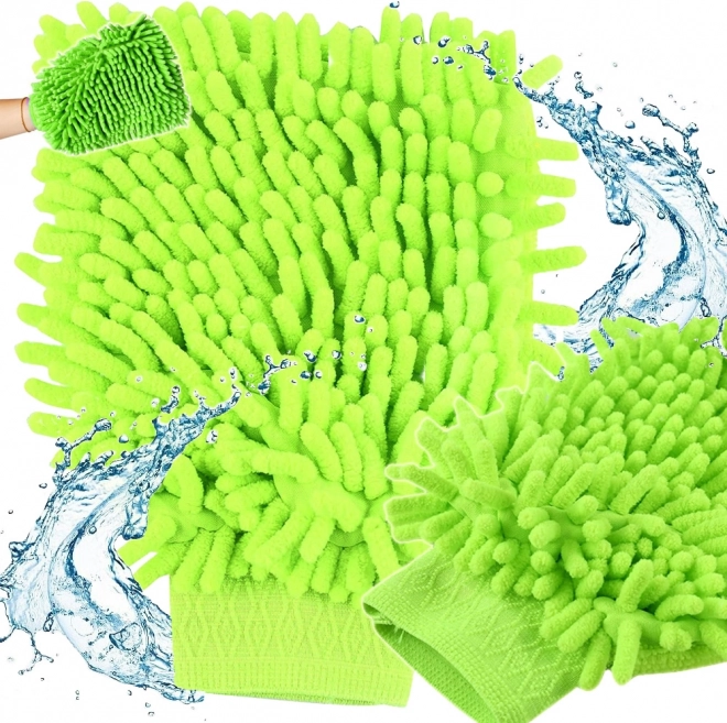 Microfiber Cleaning Mitt for Car and Home