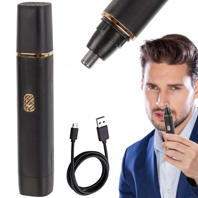 Tondeuse élégante pour poils de nez et d'oreilles