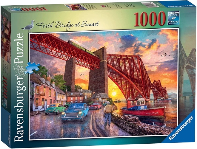 Puzzel 1000 stuks Brug bij zonsopgang