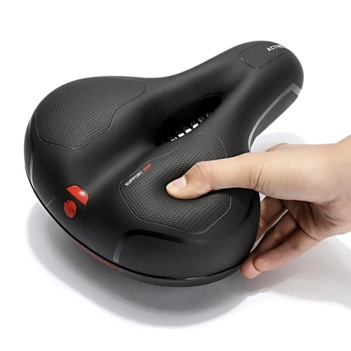 Comfort Bicycle Saddle with Ventilation and Waterproof Cover