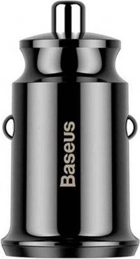 Kfz-Ladegerät BASEUS Grain 2× USB 5 V 3,1 A Schwarz