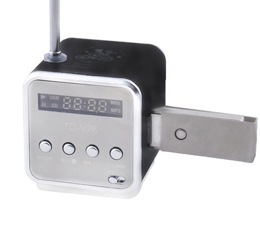 Mini draadloze luidspreker met radio