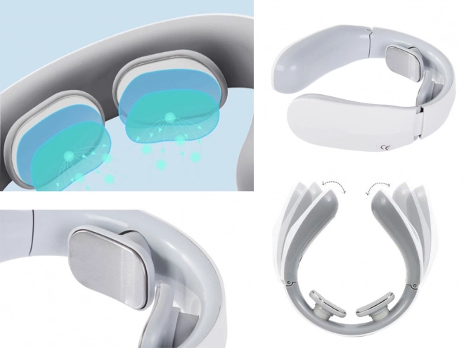 Battery-Powered Neck Massage Electrostimulator