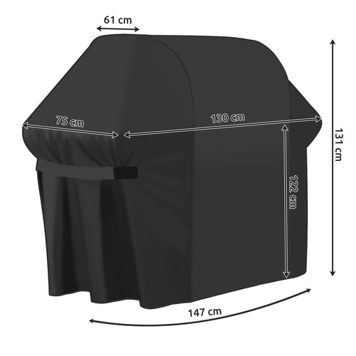 Hoes voor tuingrill 147x61x122cm