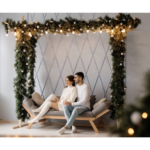 Dichte Weihnachtsgirlande Dekoration 270cm Premium Qualität