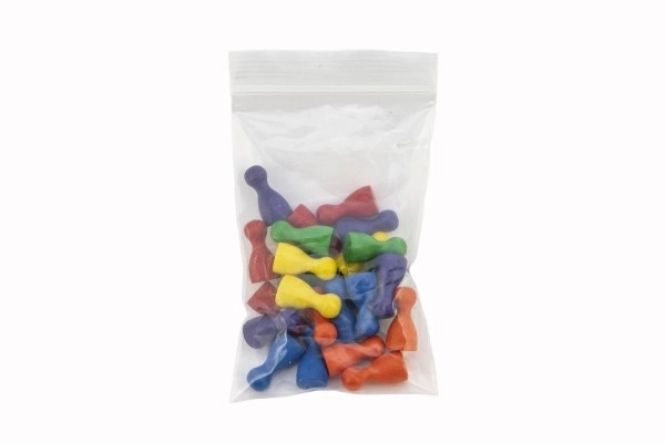 Wooden Figures 25mm 6 Colors - Board Game