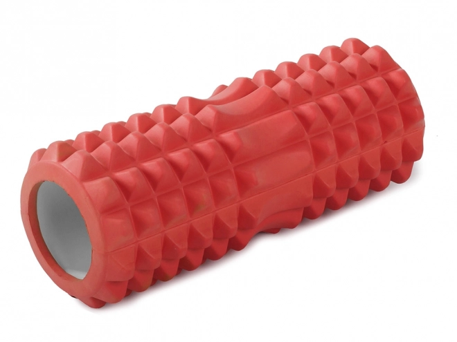 Rouleau de massage en mousse pour le dos et les jambes 32 cm – rouge