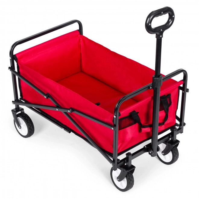 Chariot de jardin pliable rouge 48x90 cm MultiGarden