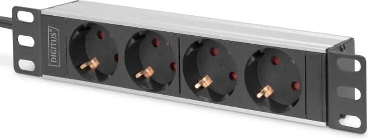Aluminium voedingsrail voor 10" RACK-kasten DIGITUS