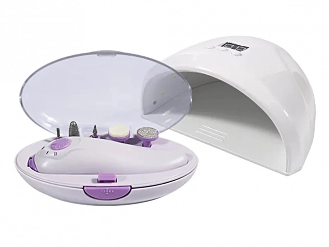 Professionele hybride set UV LED-lamp en frees 12W