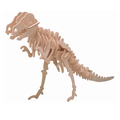 Houten 3D puzzel grote tyrannosaurus