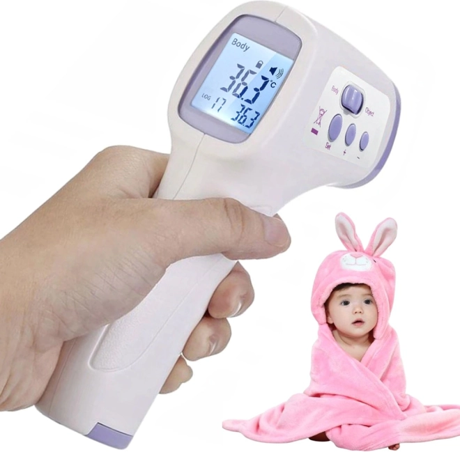 Contactless infrared thermometer 2-in-1 for children and adults