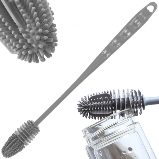 Silicone Brush for Washing Bottles and Glasses