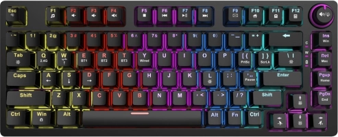 Clavier mécanique sans fil Savio Phenix Gateron Jaune