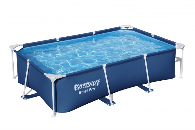DeluxeJr Steel Pro Rack Zwembad 259x170x61 BESTWAY voor de tuin