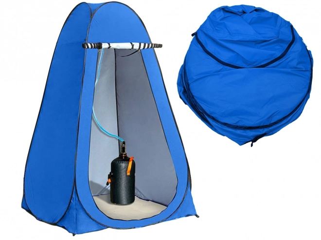 Tente de plage avec vestiaire, douche et WC