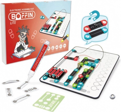 boffin magnetic lite – kit électronique magnétique avec feutre conducteur