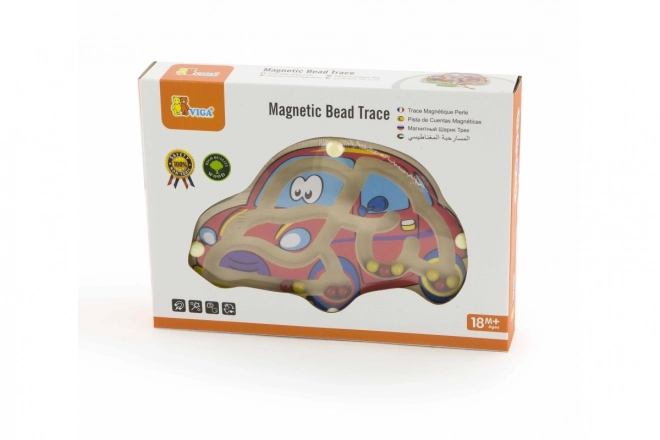 Magnetische doolhof Auto