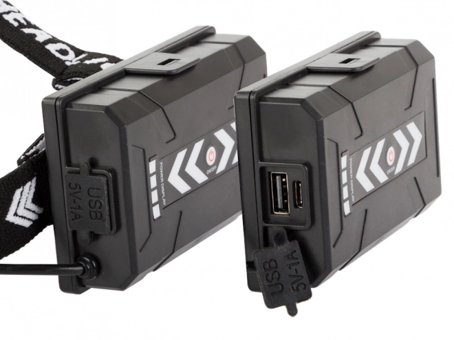 Professionele hoofdlamp met LED Cree XHP360 Powerbank Zoom van Bailong