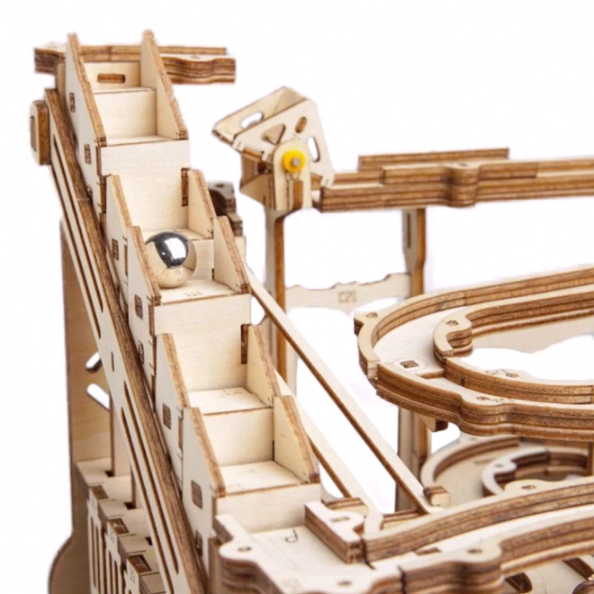 Houten 3D-puzzel Rokr Knikkerbaan Parkour