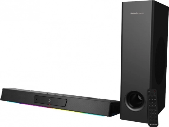 Soundbar SOUND BLASTER Katana V2X with compact subwoofer