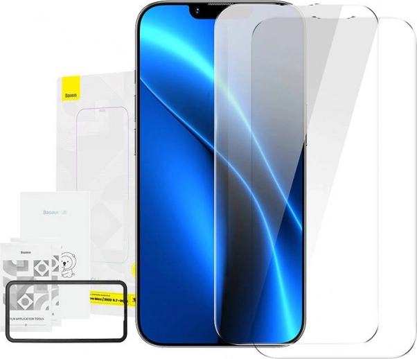 Baseus Crystal Tempered Glass 0.3 mm for iPhone 14 Plus / 13 Pro Max (2 pcs)