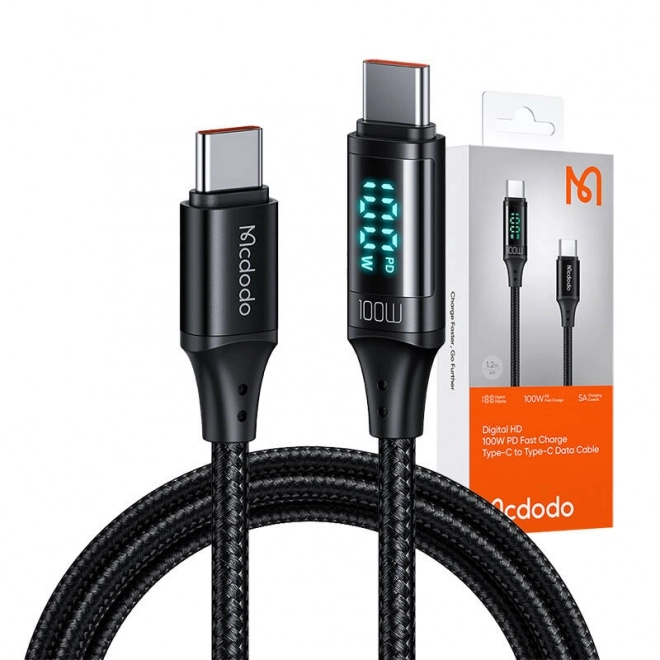 Mcdodo USB-C to USB-C Charging Cable 100W 1.2m Black