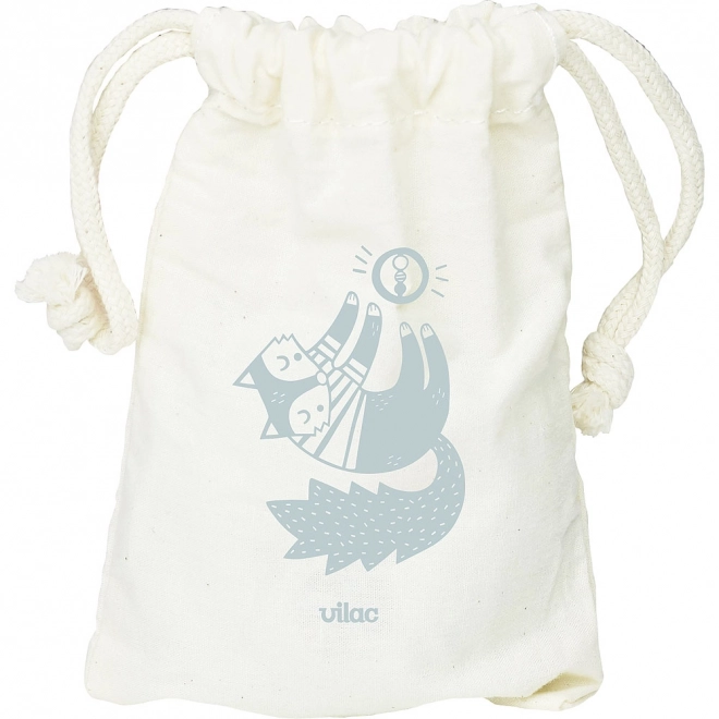 Houten rammelaar flamingo