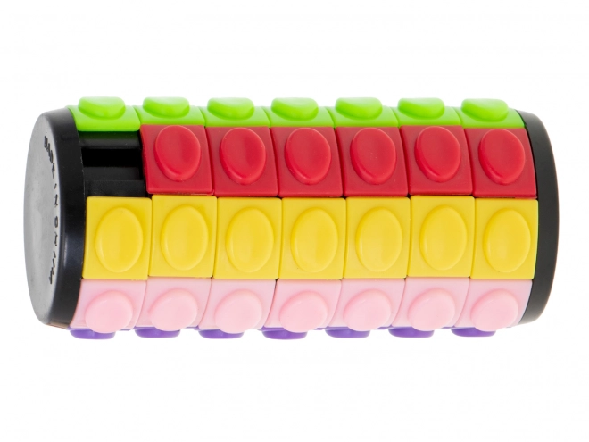 Logische puzzel met roterende cilinder L