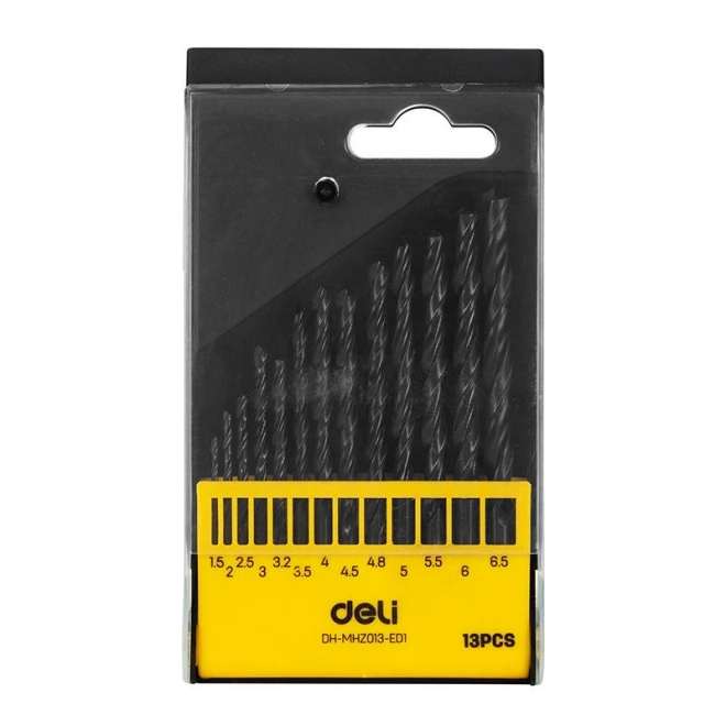 Deli Tools HSS Drill Bit Set