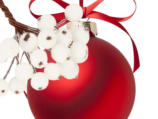 Kerstversieringen Rowan Frosted White 5 st