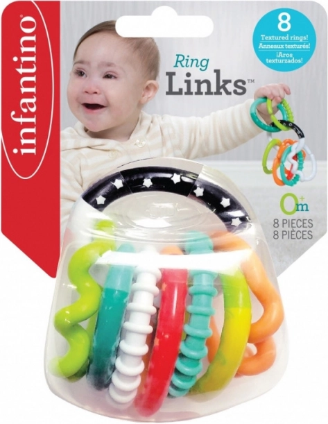 Jouets de dentition Infantino avec 8 éléments