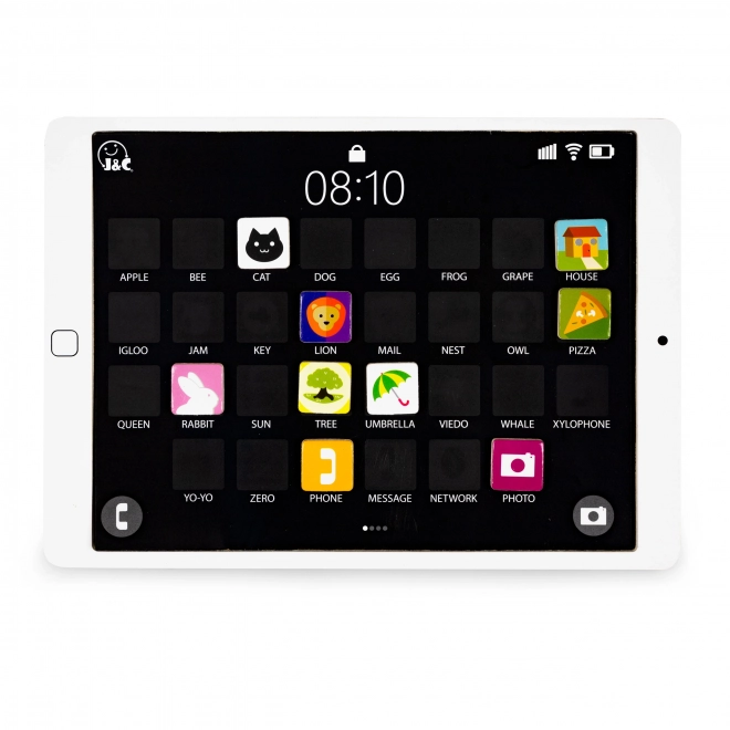 Houten leertablet, magnetisch bord ECOTOYS