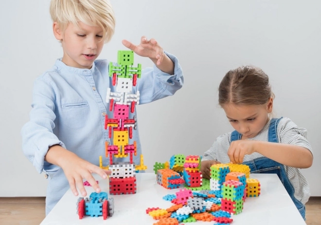 Bouwstenen Mini Pastel 140 stuks